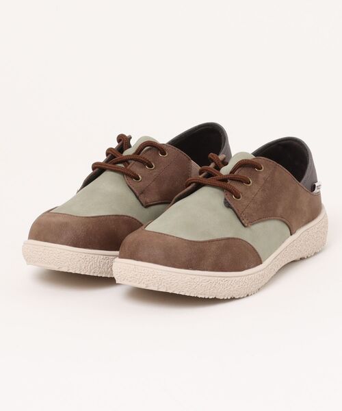 moz（モズ）の「moz(モズ)2way レースアップ スリッポン（スリッポン・レディース・ピンク/グレー/ダークベージュ/カーキ/キャメル・LL/S/M/L）」の3枚目の写真