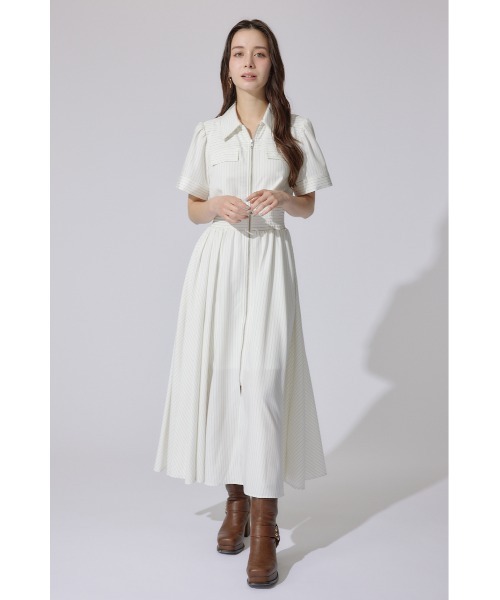 AKB48 千葉恵里さん着用】バストフレアワンピース 半袖 夏服