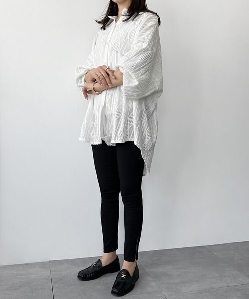 Ampirula(アンピルーラ)の「ジップストレッチレギンスパンツ(その他パンツ・レディース・ブラック・FREE)」の14枚目の写真