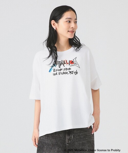 GOOD ROCK SPEED（グッドロックスピード）の「【別注】GOOD ROCK SPEED / BAND BIG Tシャツ（Tシャツ/カットソー・レディース・ホワイト/ブラック/グリーン・ONE SIZE）」の7枚目の写真