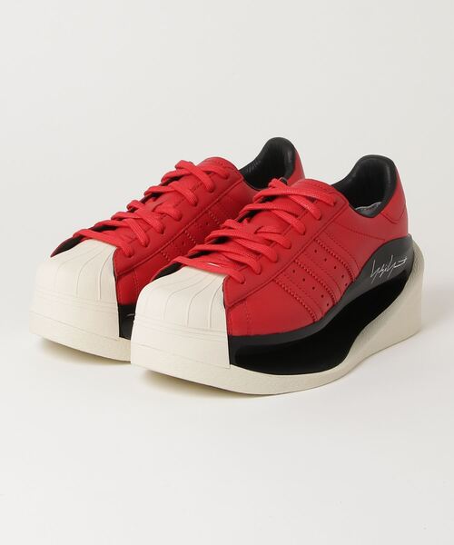 【関税込み】Y-3 レッド Gendo Superstar スニーカー SNEAKER│1page｜通常価格とセール価格│Y-3 ワイスリー