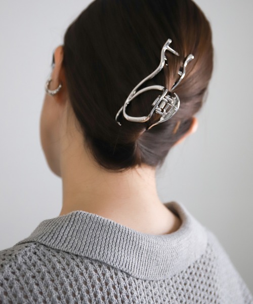 秋のバレッタ ヘアクリップ Jewel VOX バレッタ ヘアアクセサリー ヘアクリップ 長め 長い 大きめ