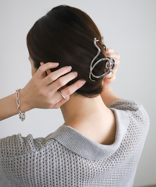 【お出かけから通勤コーデまで♪】 HERMES ヘアバレッタ 楽天市場】【10%OFF】 エルメス バレッタ PM グルネル サングル