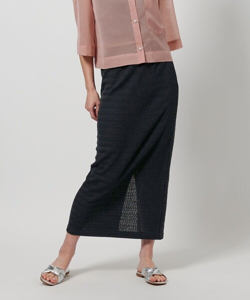 BEAUTY&YOUTH UNITED ARROWS（ビューティーアンドユースユナイテッドアローズ）の「ラッセル ウェーブ タイトスカート（スカート・レディース・ブラック/ダークブラウン/オフホワイト・S/M）」の7枚目の写真