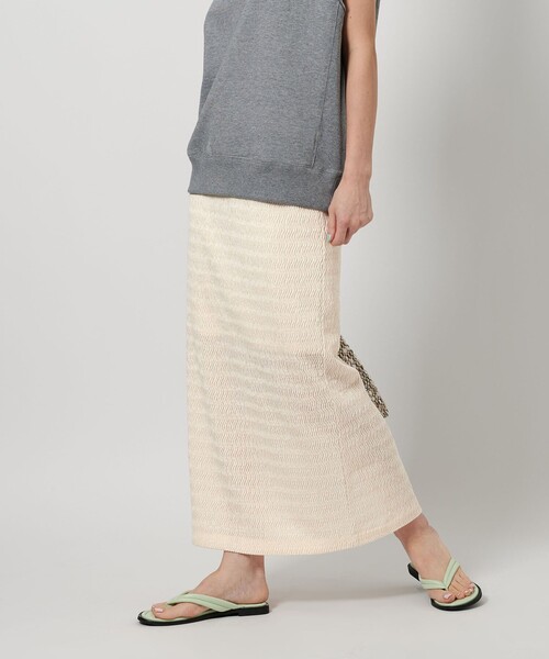 BEAUTY&YOUTH UNITED ARROWS（ビューティーアンドユースユナイテッドアローズ）の「ラッセル ウェーブ タイトスカート（スカート・レディース・ブラック/ダークブラウン/オフホワイト・S/M）」の10枚目の写真