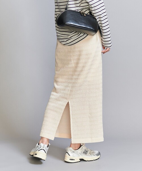 BEAUTY&YOUTH UNITED ARROWS（ビューティーアンドユースユナイテッドアローズ）の「ラッセル ウェーブ タイトスカート（スカート・レディース・ブラック/ダークブラウン/オフホワイト・S/M）」の17枚目の写真