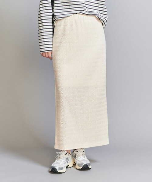 BEAUTY&YOUTH UNITED ARROWS（ビューティーアンドユースユナイテッドアローズ）の「ラッセル ウェーブ タイトスカート（スカート・レディース・ブラック/ダークブラウン/オフホワイト・S/M）」の18枚目の写真