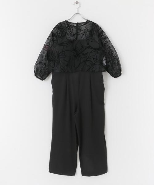 ITEMS URBANRESEARCH(アイテムズ アーバンリサーチ)の「チュールトップス×オールインワンセット(サロペット/オーバーオール・レディース・ベージュ/ブラック・FREE)」の12枚目の写真