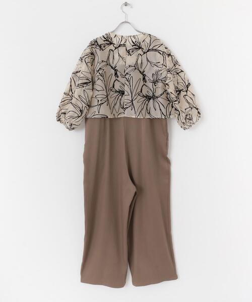 ITEMS URBANRESEARCH(アイテムズ アーバンリサーチ)の「チュールトップス×オールインワンセット(サロペット/オーバーオール・レディース・ベージュ/ブラック・FREE)」の17枚目の写真