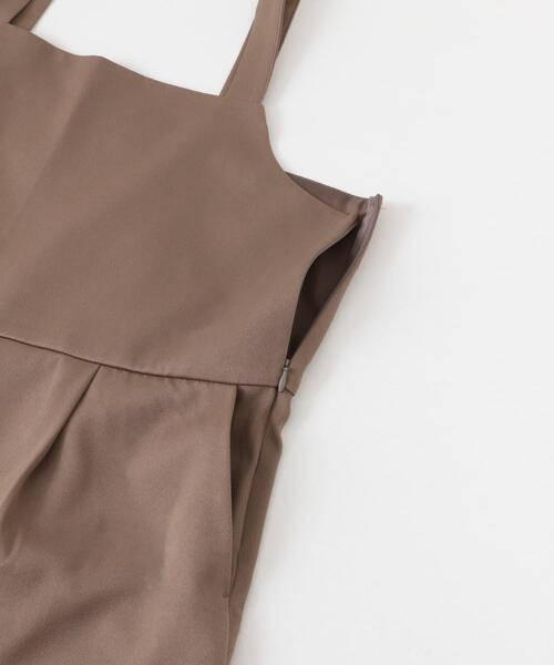 ITEMS URBANRESEARCH(アイテムズ アーバンリサーチ)の「チュールトップス×オールインワンセット(サロペット/オーバーオール・レディース・ベージュ/ブラック・FREE)」の20枚目の写真