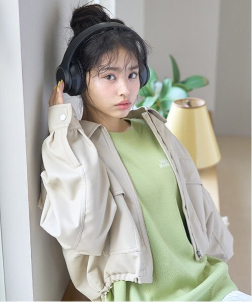 新品未使用 LOVE GIVES LOVE ecru ミリタリーブルゾン 新品未使用 LOVE GIVES LOVE ecru ミリタリーブルゾン（FREAK'S