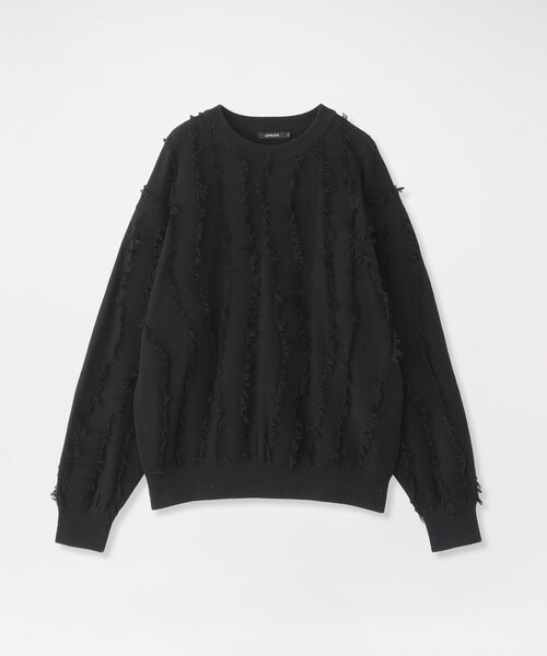 LOVELESS(ラブレス)の「バーティカルカットジャカードプルオーバー(ニット/セーター・メンズ・オフホワイト/ブラック/グレー系その他・L/M)」の10枚目の写真