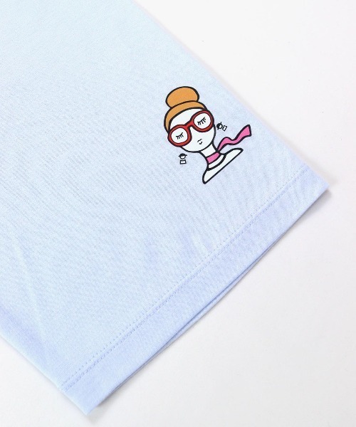 STUDIO PICONE(スタジオピッコーネ)の「バックタック冷感プルオーバー(Tシャツ/カットソー・レディース・ライトブルー/ブラック/オレンジ/ホワイト・LL/L/M)」の9枚目の写真