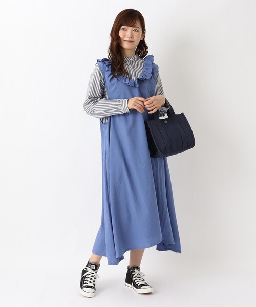 one'sterrace（ワンズテラス）の「SE スクエアプチトート（トートバッグ・レディース・アイボリー系8/カーキ系5/ネイビー系5・99）」の21枚目の写真