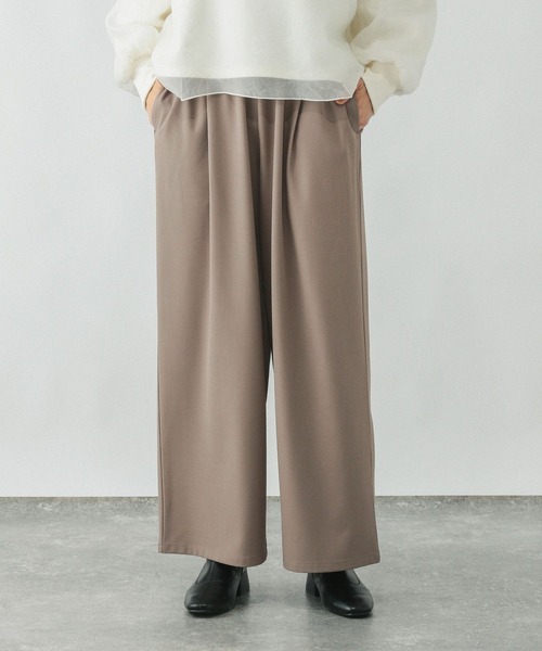 GLOBAL WORK（グローバルワーク）の「リラックススマートギャザーパンツ/253475（その他パンツ・レディース・ライトブラウン/チャコール/ライトグレー・SMALL/MEDIUM/LARGE）」の14枚目の写真
