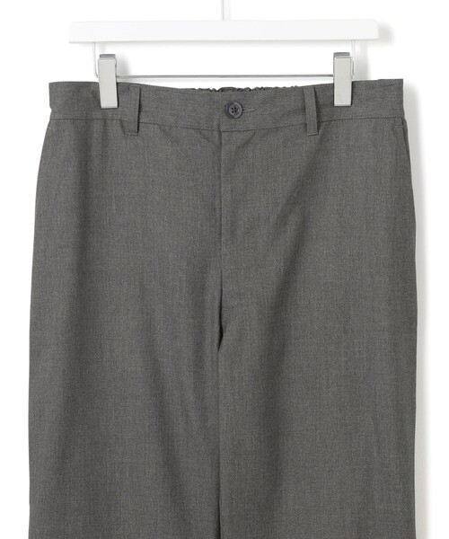 J.PRESS YORK STREET（ジェイプレスヨークストリート）の「【UNISEX】ウールライク イージーパンツ（スラックス・メンズ・ネイビー系/ライトグレー系・LARGE/MEDIUM/SMALL）」の4枚目の写真