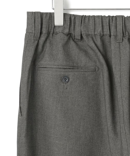 J.PRESS YORK STREET（ジェイプレスヨークストリート）の「【UNISEX】ウールライク イージーパンツ（スラックス・メンズ・ネイビー系/ライトグレー系・LARGE/MEDIUM/SMALL）」の7枚目の写真