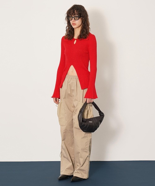 DISPATCHER NO.8（ディスパッチャーナンバーエイト）の「ユーティリティーパンツ（その他パンツ・レディース・ベージュ/ブラック・ONE SIZE）」の8枚目の写真