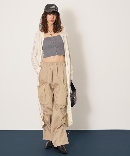 DISPATCHER NO.8（ディスパッチャーナンバーエイト）の「ユーティリティーパンツ（その他パンツ・レディース・ベージュ/ブラック・ONE SIZE）」の12枚目の写真