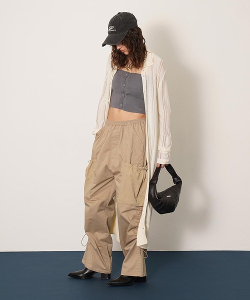 DISPATCHER NO.8（ディスパッチャーナンバーエイト）の「ユーティリティーパンツ（その他パンツ・レディース・ベージュ/ブラック・ONE SIZE）」の14枚目の写真