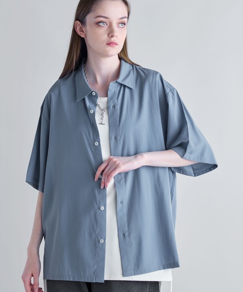 lig.ハーフスリーブシャツ【black】