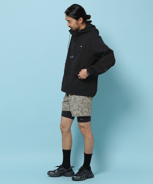 HEREIAM(ヘレイアム)の「【HEREIAM MEN】マイクロリップアノラック(その他アウター・メンズ・カモフラージュ/ブラック・MEDIUM/LARGE)」の4枚目の写真