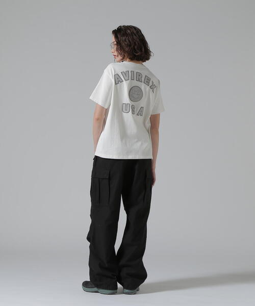 tシャツ 「50th Anniversary」LEATHER PATCHED VARSITY T-SHIRT/レザーパッチド バーシティーTシャツ レ 50th Anniversary》LEATHER PATCHED VARSITY T-SHIRT/レザー