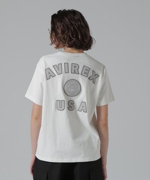 tシャツ 「50th Anniversary」LEATHER PATCHED VARSITY T-SHIRT/レザーパッチド バーシティーTシャツ レ 50th Anniversary》LEATHER PATCHED VARSITY T-SHIRT/レザー