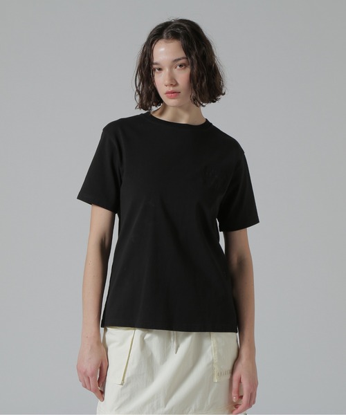 AVIREX(アヴィレックス)の「《50th Anniversary》LEATHER PATCHED VARSITY T-SHIRT/レザーパッチド バーシティーTシャツ(Tシャツ/カットソー・レディース・ホワイト/ブラック/ネイビー・F)」の16枚目の写真