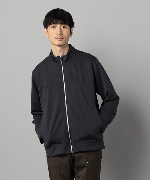 COMME CA MEN（コムサメン）の「エアリークッションナイロンジャージー フーディーブルゾン（パーカー・メンズ・チャコールグレー/ブラック・M/L）」の16枚目の写真