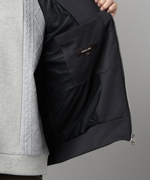 COMME CA MEN（コムサメン）の「エアリークッションナイロンジャージー フーディーブルゾン（パーカー・メンズ・チャコールグレー/ブラック・M/L）」の21枚目の写真