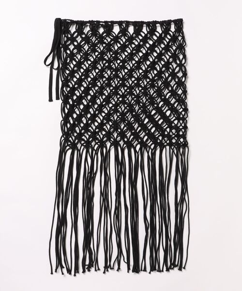 LOWRYS FARM（ローリーズファーム）の「マクラメラップベルト　284590（ベルト・レディース・アイボリー/ブラック・FREE）」の15枚目の写真