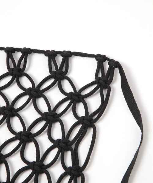 LOWRYS FARM（ローリーズファーム）の「マクラメラップベルト　284590（ベルト・レディース・アイボリー/ブラック・FREE）」の8枚目の写真