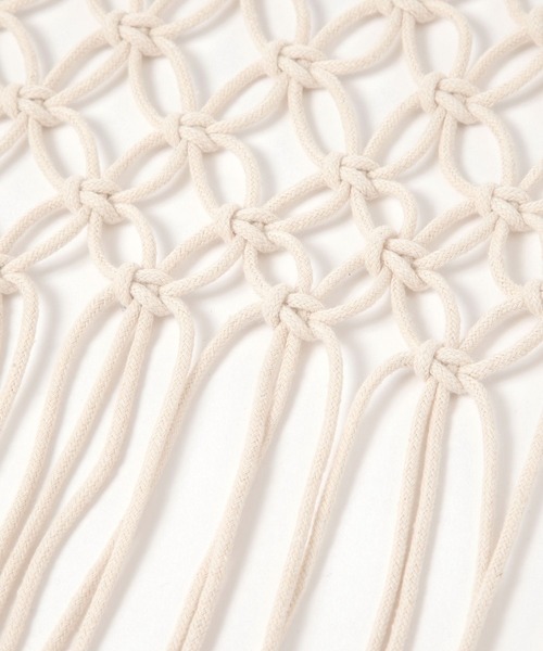 LOWRYS FARM（ローリーズファーム）の「マクラメラップベルト　284590（ベルト・レディース・アイボリー/ブラック・FREE）」の12枚目の写真