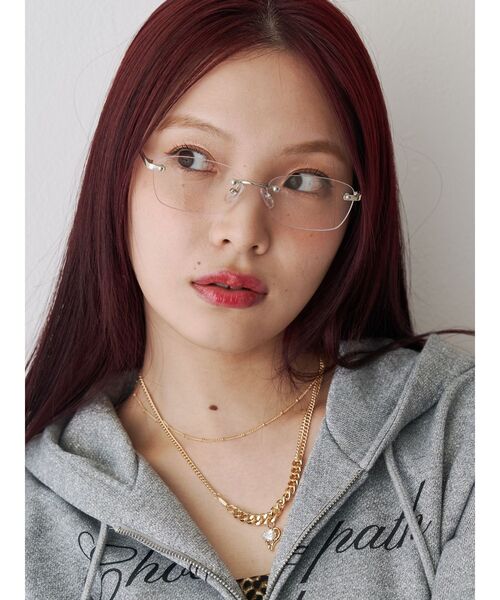 jouetie（ジュエティ）の「ハートモチーフレイヤードネックレス（ネックレス・レディース・ゴールド/シルバー・FREE）」の5枚目の写真