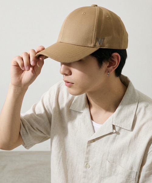 Woods（ウッズ）の「WOODS 大きいサイズ 頭囲60cm マイクロ刺繍CAP（キャップ・メンズ・ホワイト系その他/ホワイト/ベージュ/ブラック/ブラック系その他/ベージュ系その他・FREE）」の6枚目の写真