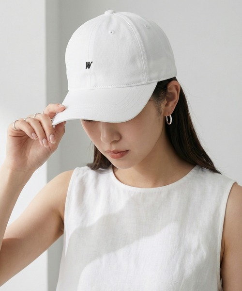 Woods（ウッズ）の「WOODS 大きいサイズ 頭囲60cm マイクロ刺繍CAP（キャップ・メンズ・ホワイト系その他/ホワイト/ベージュ/ブラック/ブラック系その他/ベージュ系その他・FREE）」の2枚目の写真