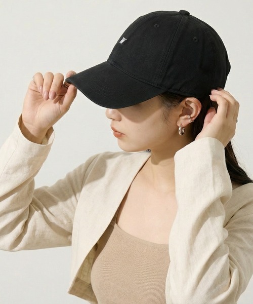 Woods（ウッズ）の「WOODS 大きいサイズ 頭囲60cm マイクロ刺繍CAP（キャップ・メンズ・ホワイト系その他/ホワイト/ベージュ/ブラック/ブラック系その他/ベージュ系その他・FREE）」の4枚目の写真