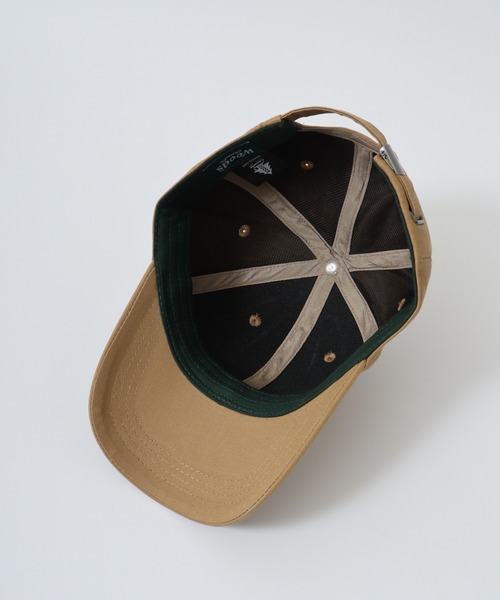 WOODS 大きいサイズ 頭囲60cm マイクロ刺繍CAP（キャップ