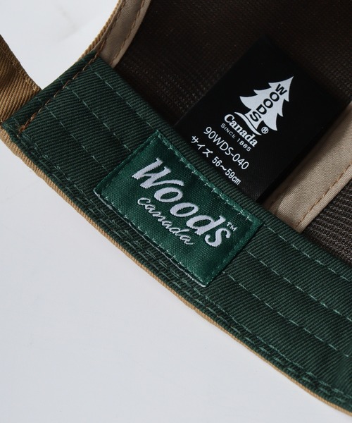 Woods（ウッズ）の「WOODS 大きいサイズ 頭囲60cm マイクロ刺繍CAP（キャップ・メンズ・ホワイト系その他/ホワイト/ベージュ/ブラック/ブラック系その他/ベージュ系その他・FREE）」の22枚目の写真