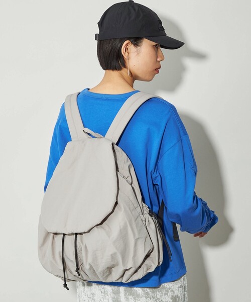 CITEN(シテン)の「<CITEN>バルーンドロストバックパック(バックパック/リュック・レディース・ブラック/ライトグレー・FREE)」の9枚目の写真