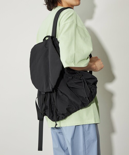 CITEN(シテン)の「<CITEN>バルーンドロストバックパック(バックパック/リュック・レディース・ブラック/ライトグレー・FREE)」の8枚目の写真