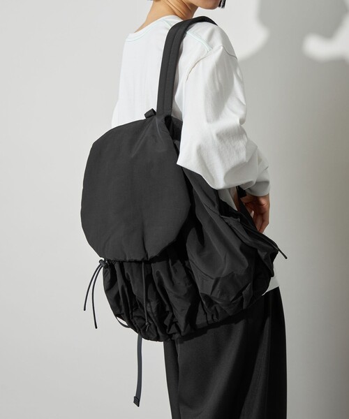 CITEN(シテン)の「<CITEN>バルーンドロストバックパック(バックパック/リュック・レディース・ブラック/ライトグレー・FREE)」の7枚目の写真