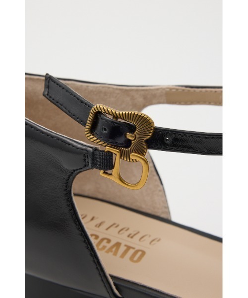STACCATO(スタッカート)の「Tストラップフィッシュボーンシューズ(サンダル・レディース・ゴールド/ブラック・22.5cm/23cm/24.5cm/24cm/23.5cm)」の21枚目の写真
