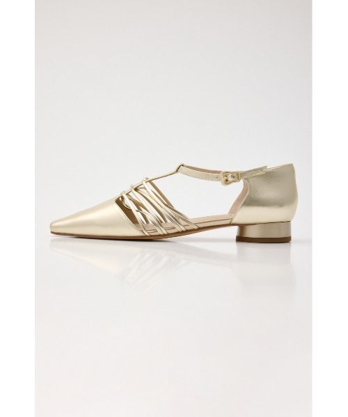 STACCATO(スタッカート)の「Tストラップフィッシュボーンシューズ(サンダル・レディース・ゴールド/ブラック・22.5cm/23cm/24.5cm/24cm/23.5cm)」の16枚目の写真