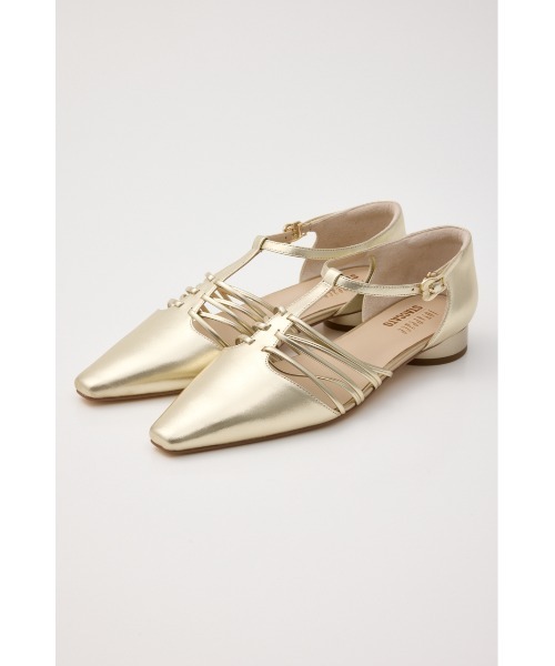 STACCATO(スタッカート)の「Tストラップフィッシュボーンシューズ(サンダル・レディース・ゴールド/ブラック・22.5cm/23cm/24.5cm/24cm/23.5cm)」の17枚目の写真