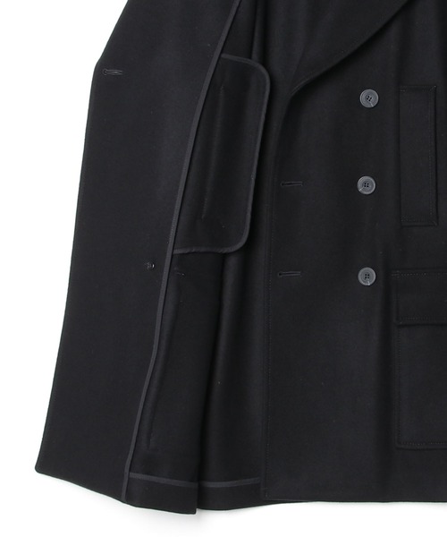 セール】ウール ダブルブレスト ピーコート（ピーコート）｜HUGO
