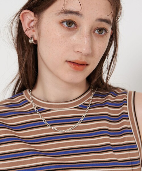 PHILIPPE AUDIBERT(フィリップ オーディベール)の「【別注】<PHILIPPE AUDIBERT>CELIA チェーンネックレス(ネックレス・レディース・シルバー・FREE)」の2枚目の写真