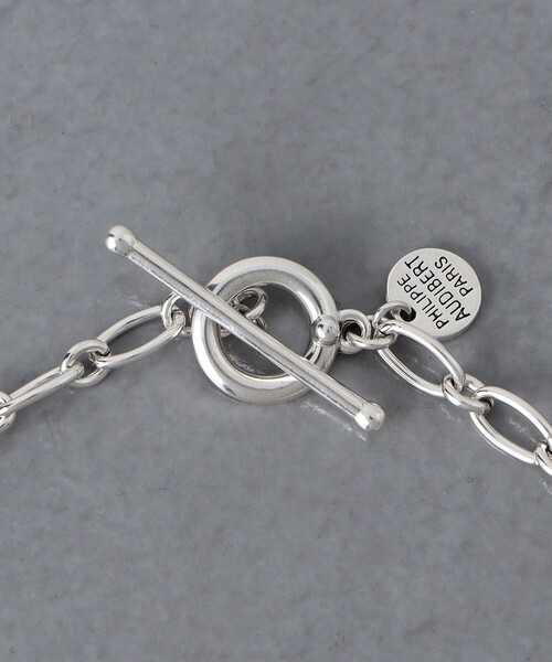 PHILIPPE AUDIBERT(フィリップ オーディベール)の「【別注】<PHILIPPE AUDIBERT>CELIA チェーンネックレス(ネックレス・レディース・シルバー・FREE)」の5枚目の写真