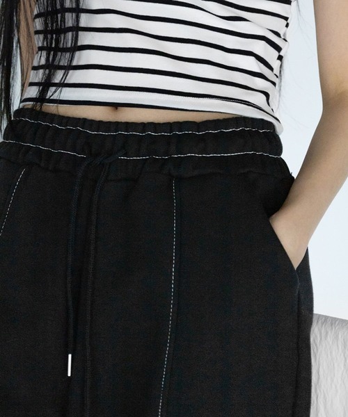 3.3 Field Trip (3.3フィールドトリップ)の「3.3 Field Trip/ステッチジョガーパンツ(スウェットパンツ・レディース・アイボリー/ブラック・FREE)」の18枚目の写真